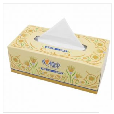 心相印抽紙FT18090 硬盒抽紙辦公商用紙巾面巾紙單盒3層抽紙90抽(6盒裝)抽紙FT18090